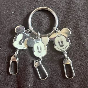 DISNEY- Vintage Mickey emotions key holding keychain